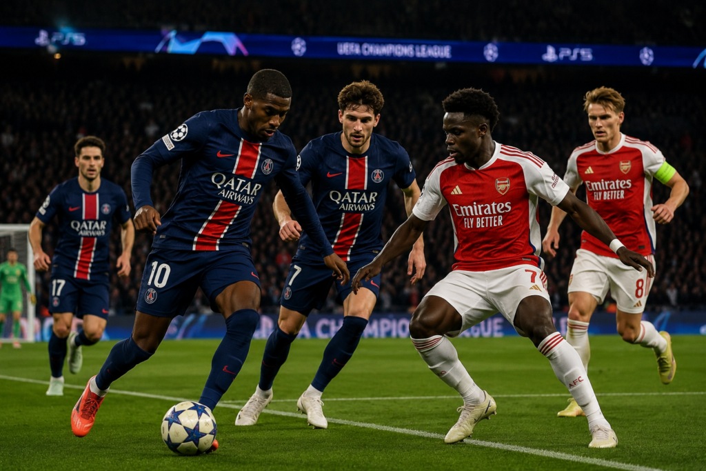 PSG vs Arsenal – Felállások A 2025–26 